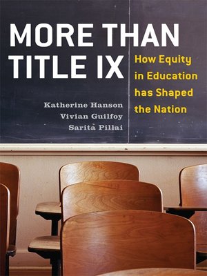 cover image of More Than Title IX